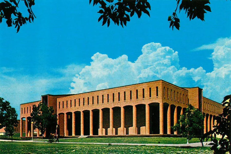 1968 image of Blume Library